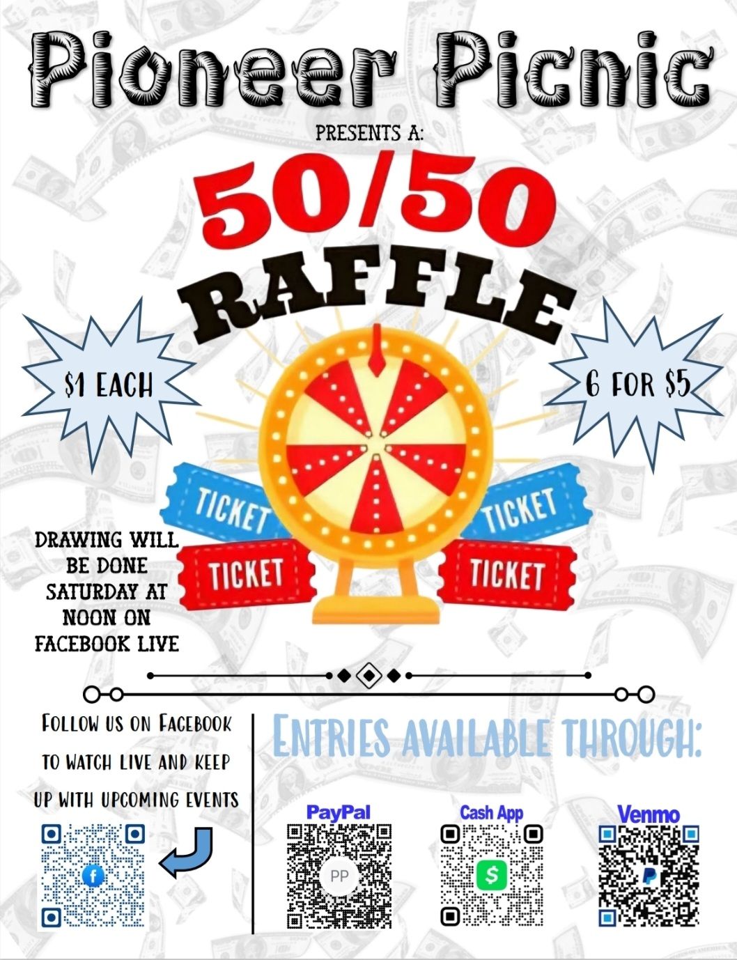 Cincinnati Reds 50/50 Raffle