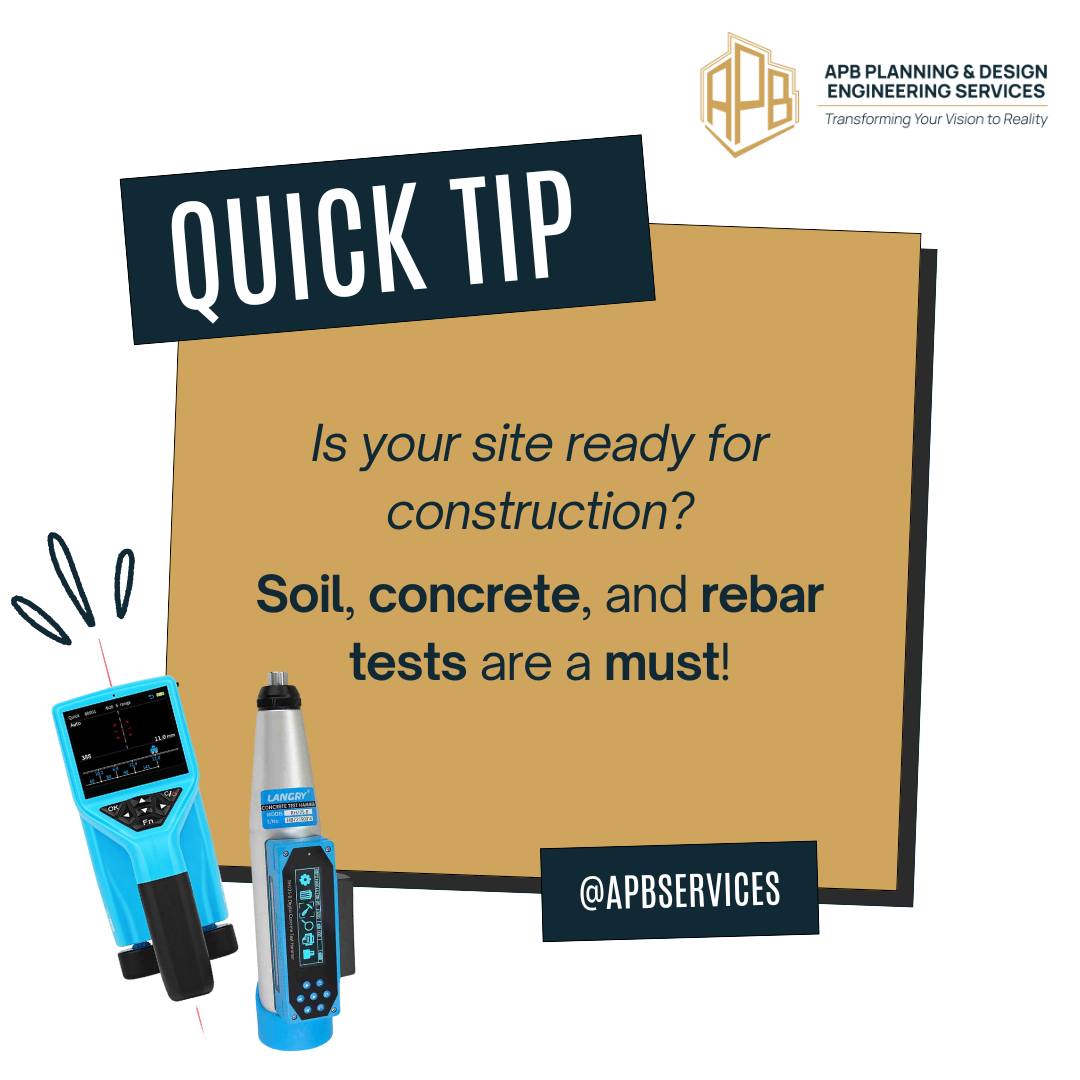 APB - Strong buildings begin with solid data. Soil tests, rebar scans ...