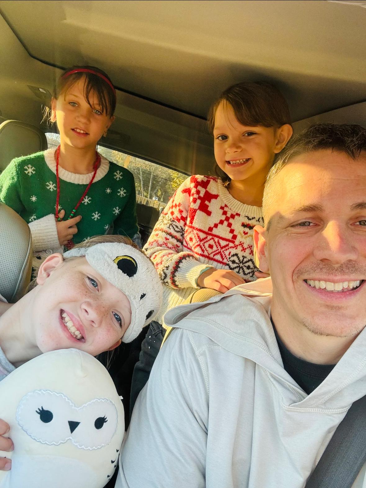 Timothy - Friday morning school drop-off with my three girls. Grateful ...