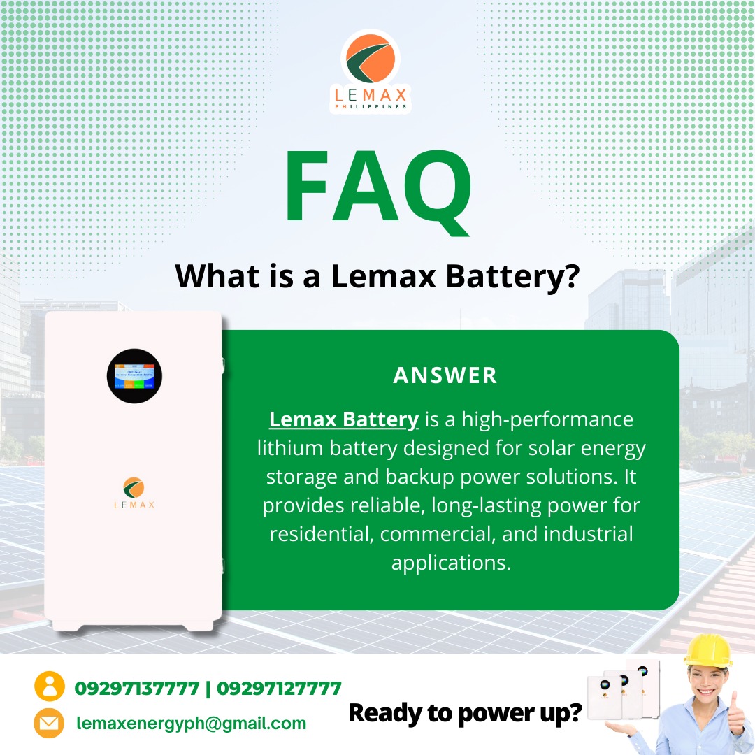 📌 FAQ: Lemax Battery: Powering Your Energy Independence! Lemax