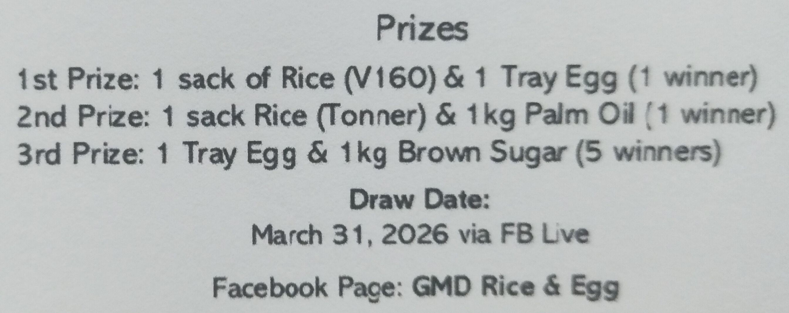 GMD Rice & Egg | Tagum City