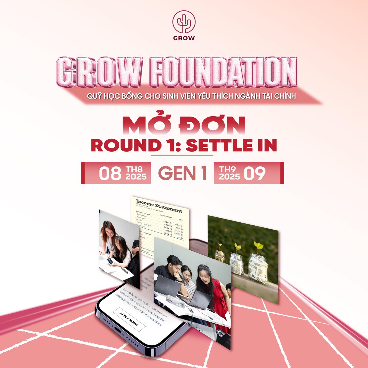 |🌱 CHÍNH THỨC MỞ ĐƠN - HỌC BỔNG G R O... - G R O W Foundation | Facebook