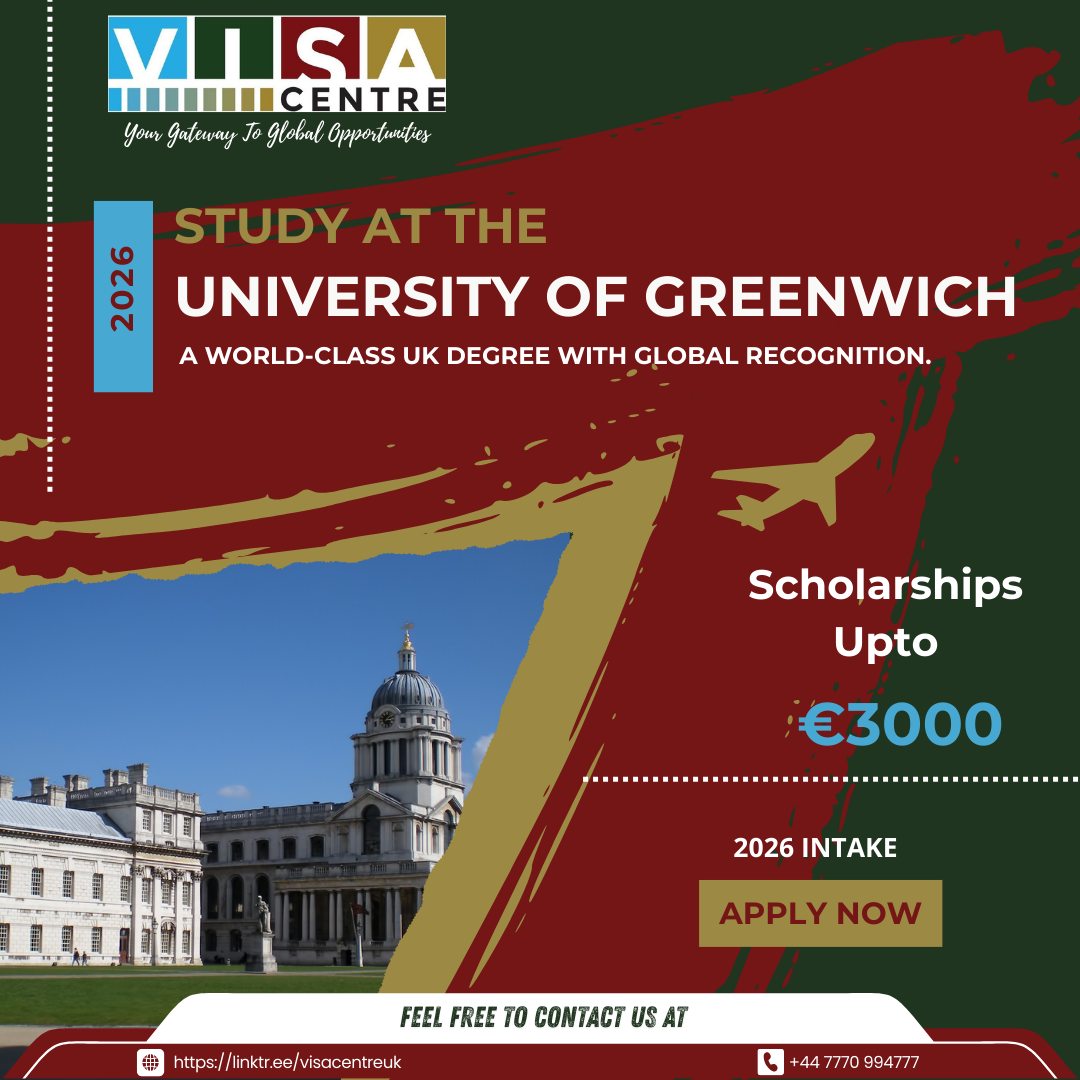 VISA - 🎓 Study at the University of Greenwich, UK 🇬🇧 | 2026 Intake Get ...
