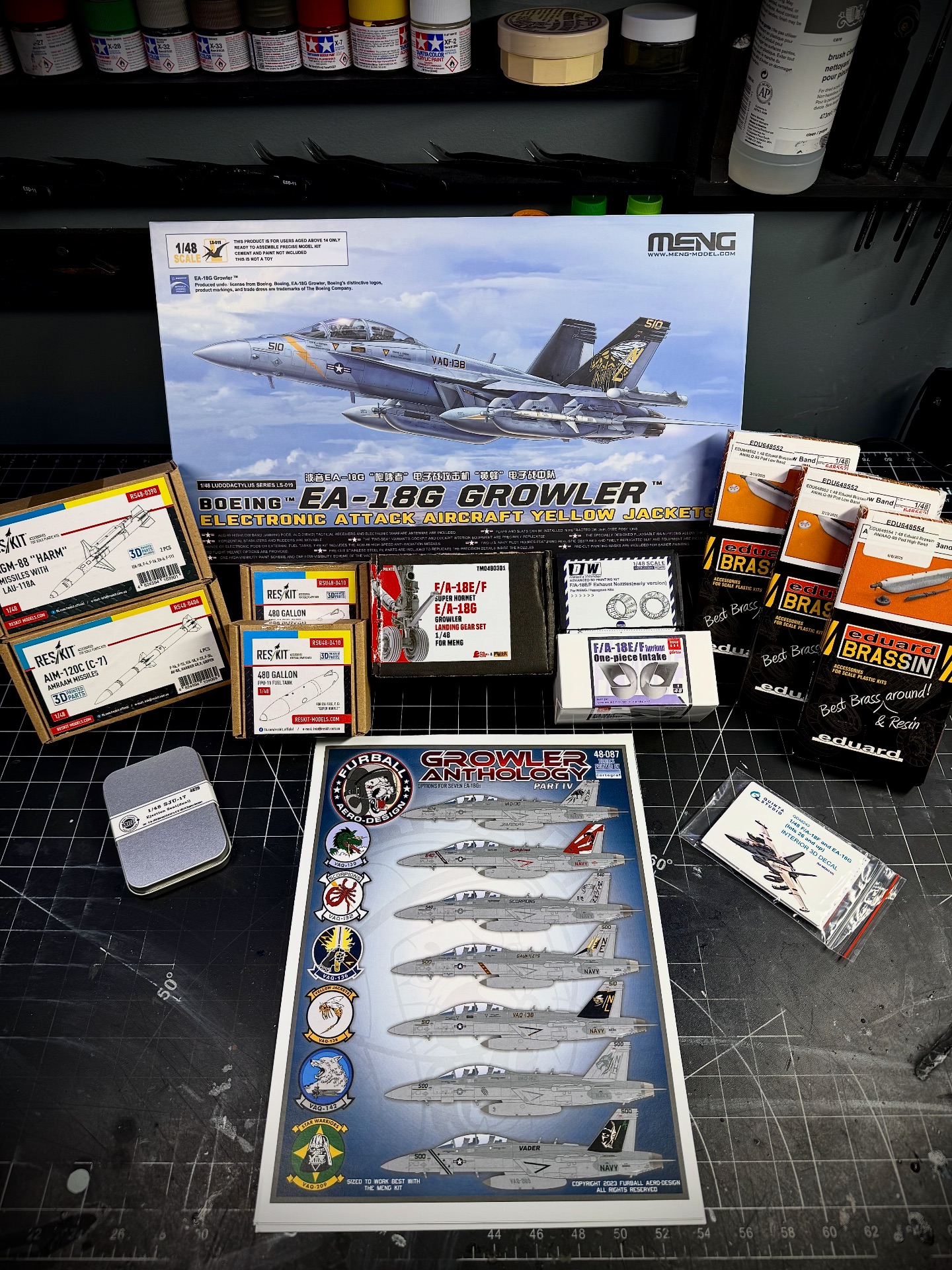 Robert Smith just finished the Meng EA-18G Growler with our almost