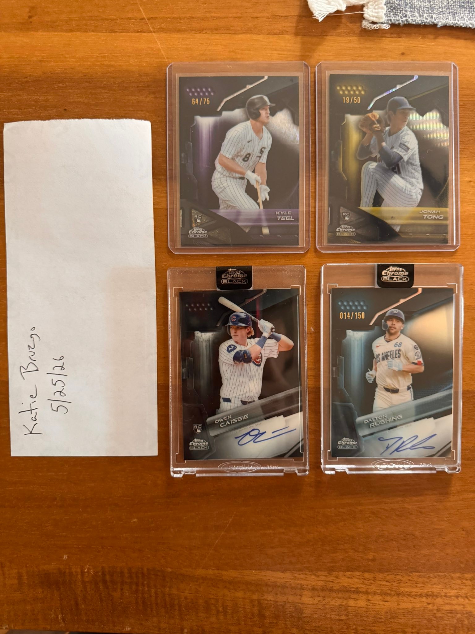 2026 Topps Chrome Black cards for sale: