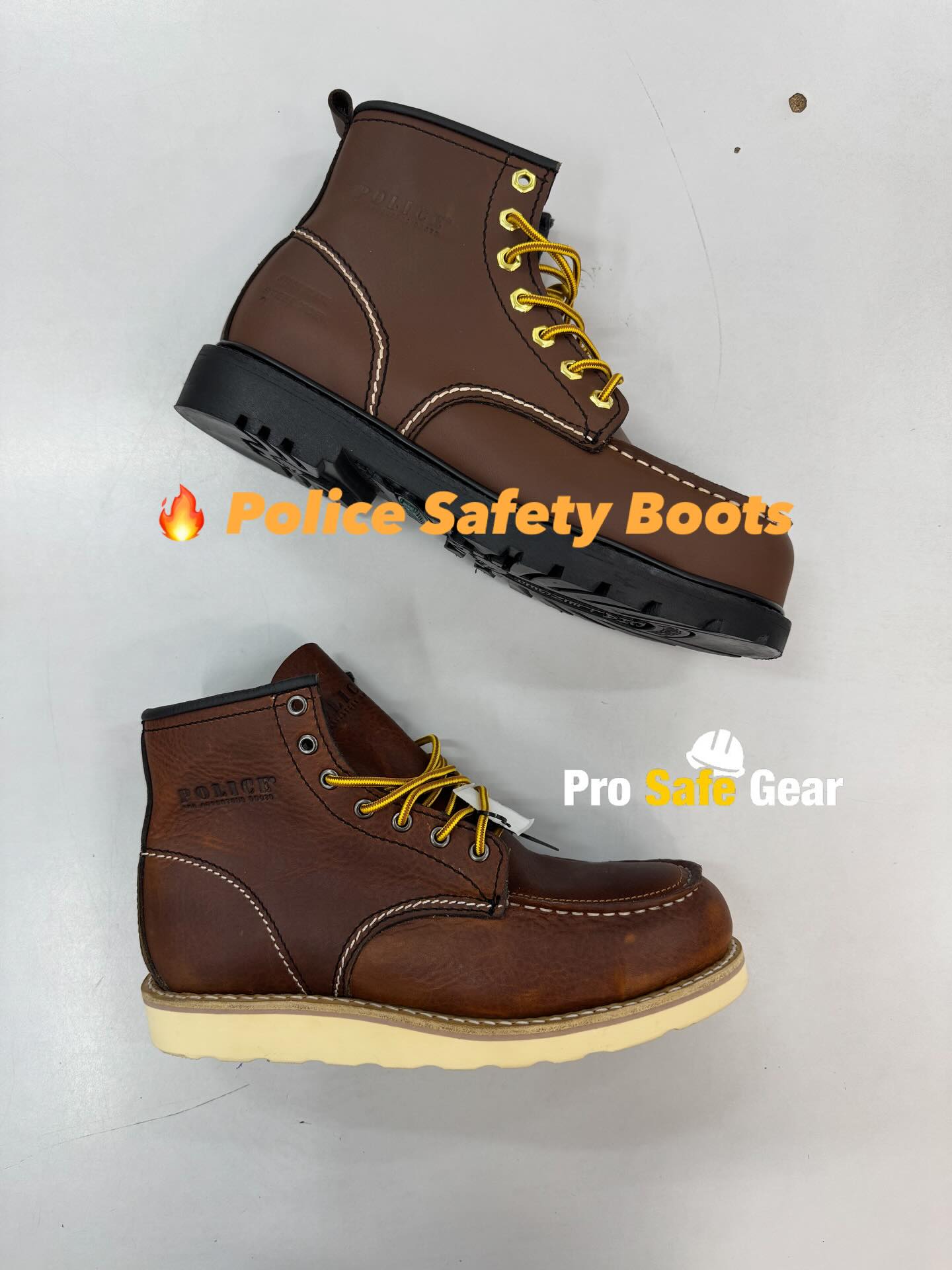 Pro Safe Gear - 🔥 Police Safety Boots Durable Leather •... | Facebook