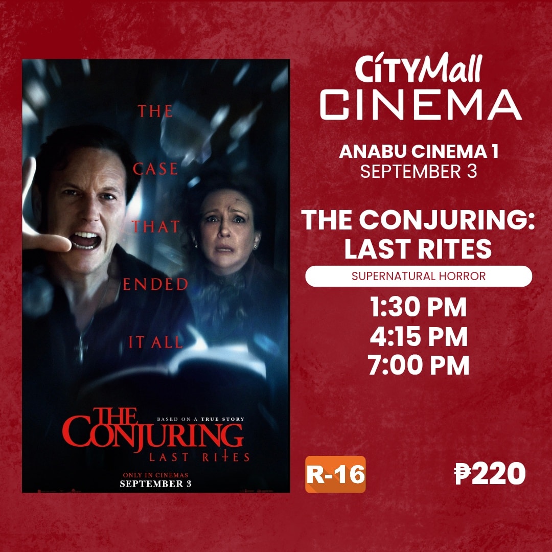 CityMall Cinema - 📽 September 3 movie lineup is here! 👻... | Facebook