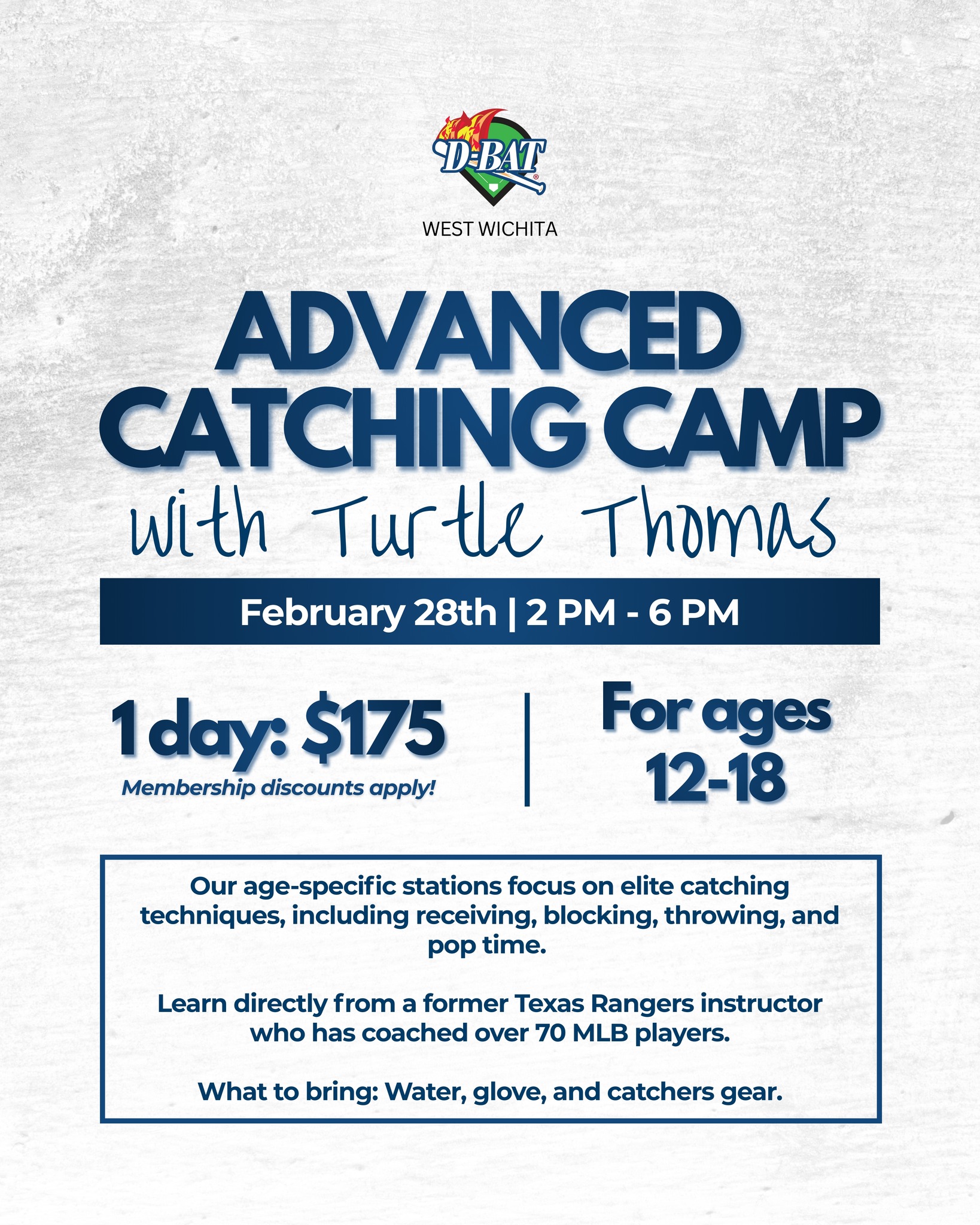 Our Turtle Thomas Hitting & Catching... - D-BAT West Wichita | Facebook