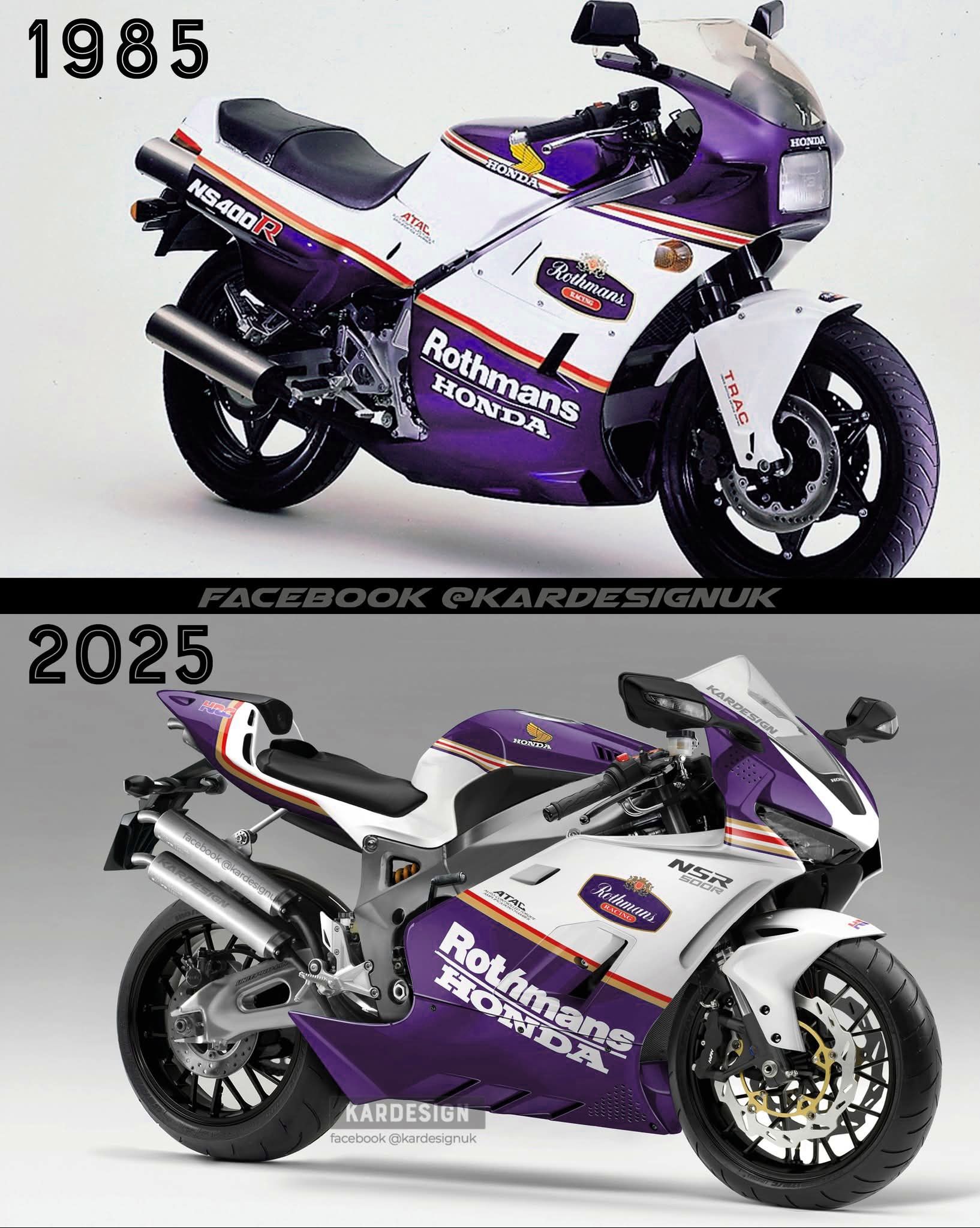 リュウ Honda NSR400R 1085 (❤️) vs Honda NSR400R 2025 (👍) Visit
