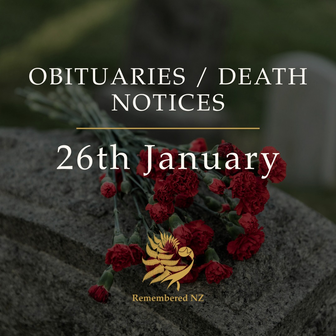 Taranaki NZ Obituaries - Community Death Notices