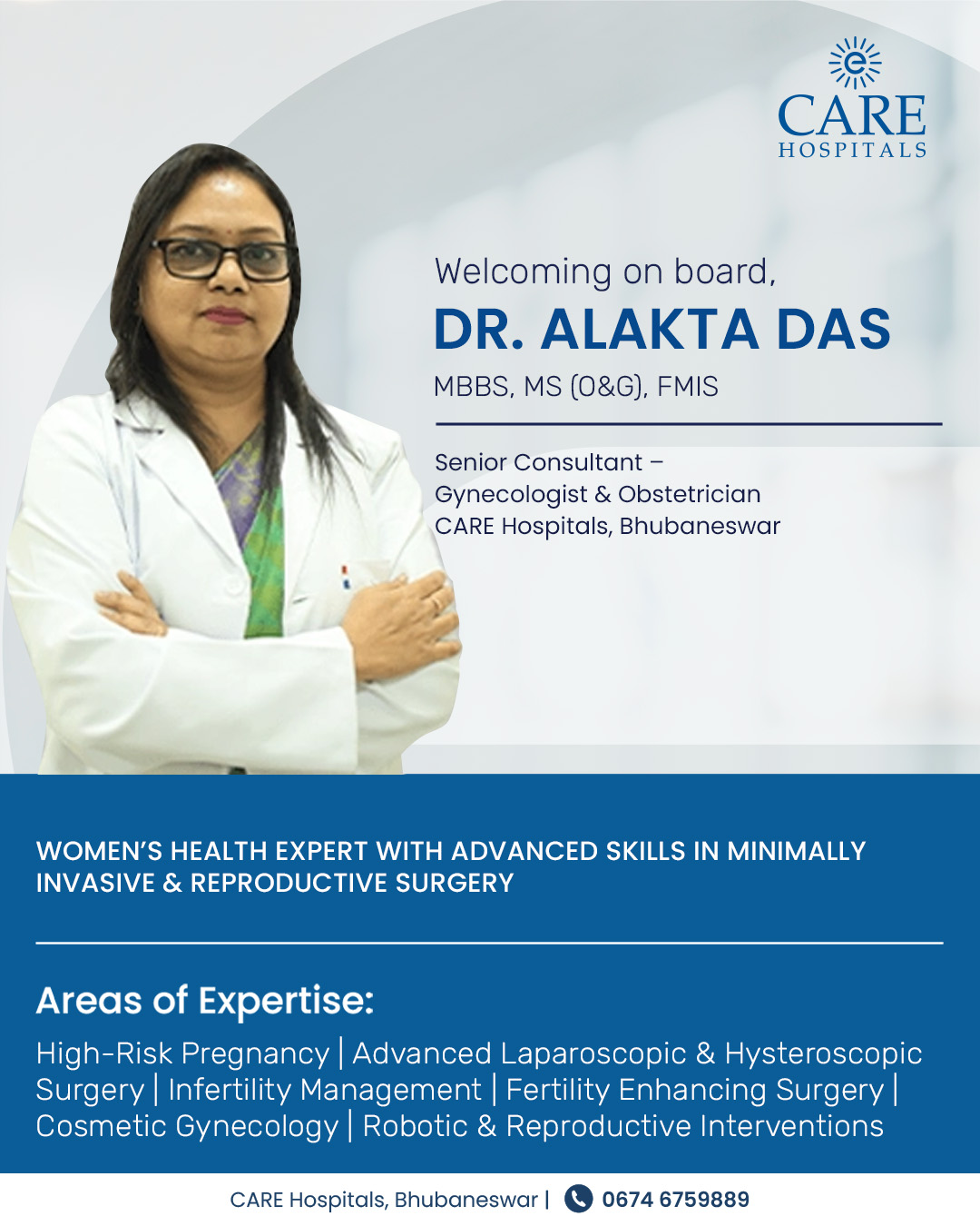 CARE - We are pleased to welcome Dr. Alakta Das, Senior Consultant ...
