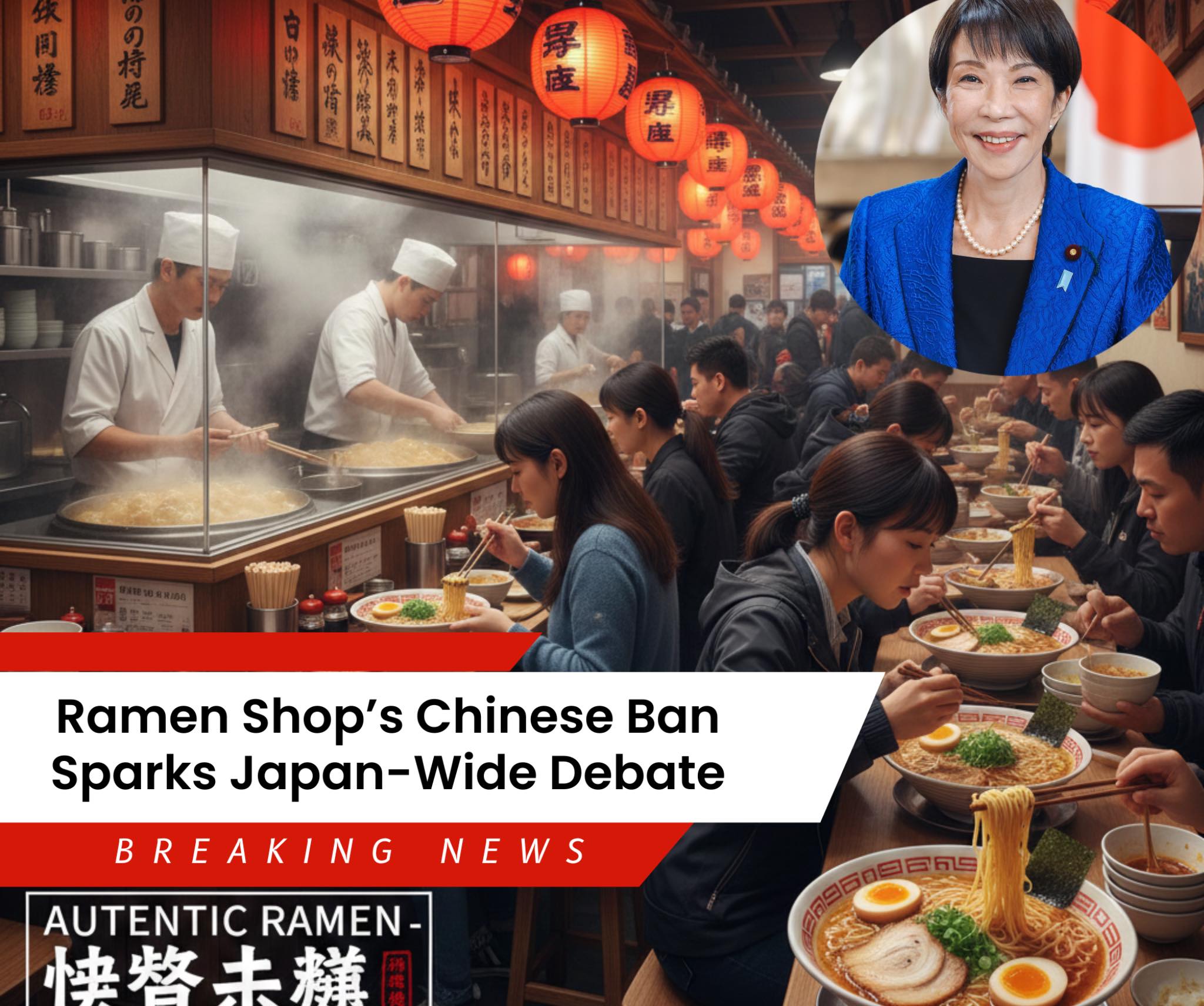 Tokyo - A ramen restaurant in Osaka has ignited widespread debate ...
