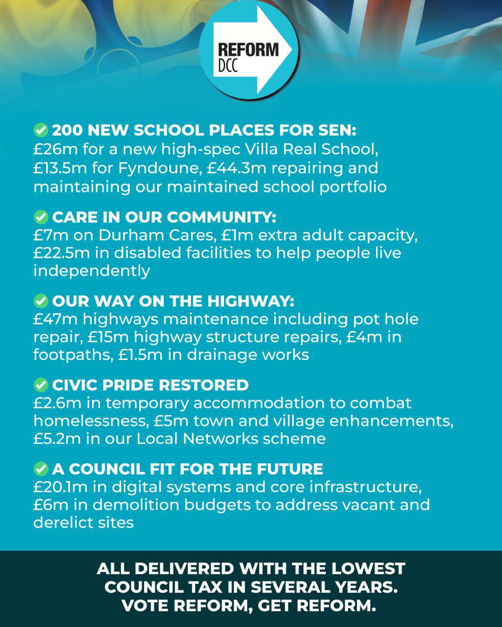 Durham County Council Reform UK
