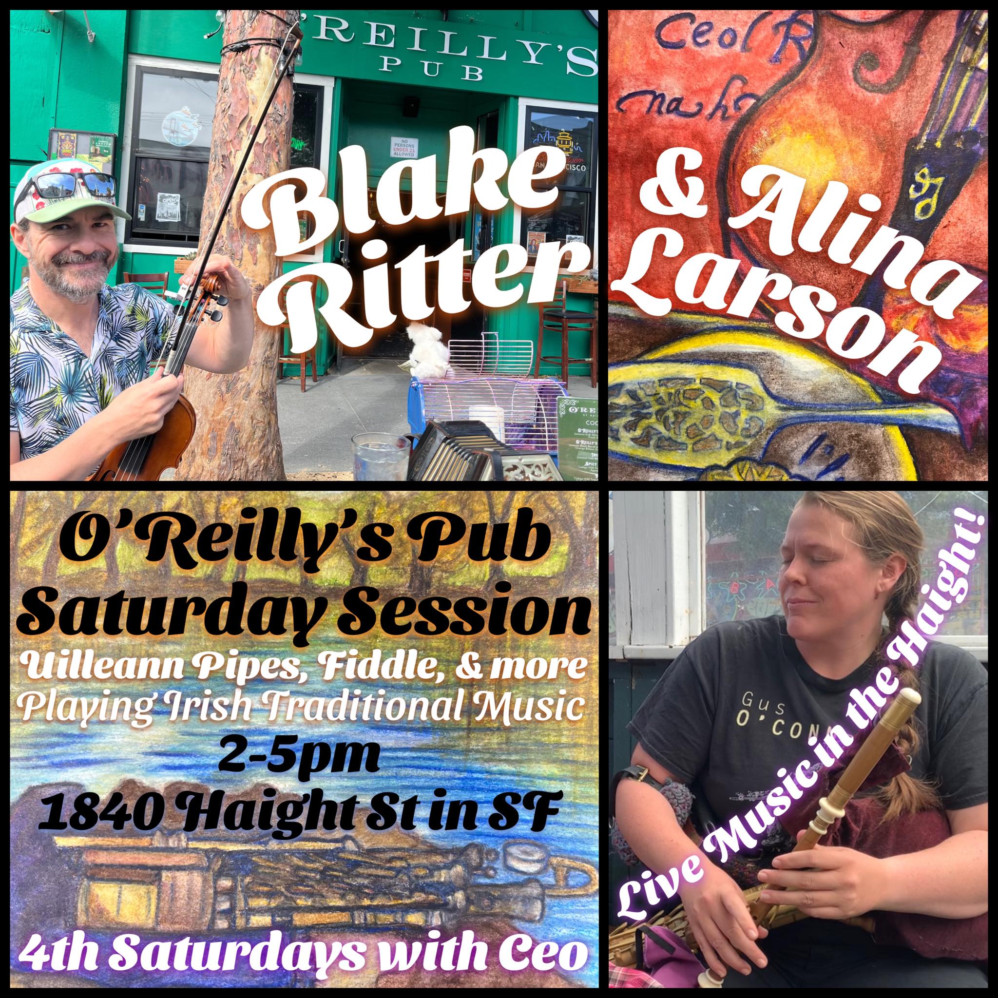 Blake Ritter and Alina Larson, Ceo Irish Music