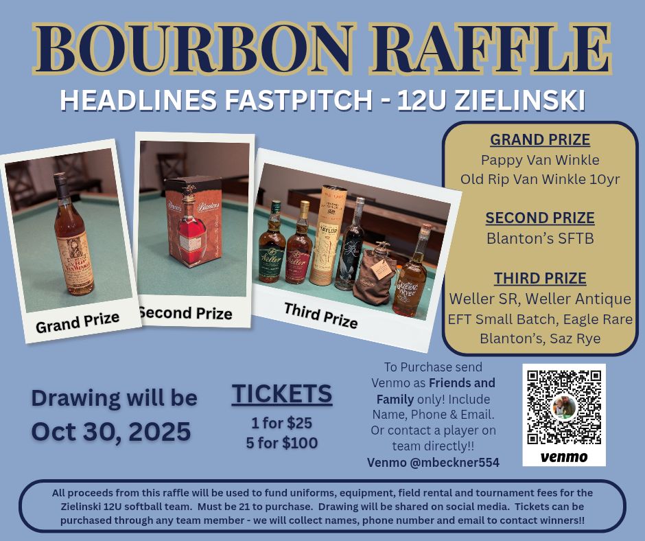 Headlines - 🚨🍀 RAFFLE REMINDER 🍀🚨 We still have Bourbon Raffle tickets ...