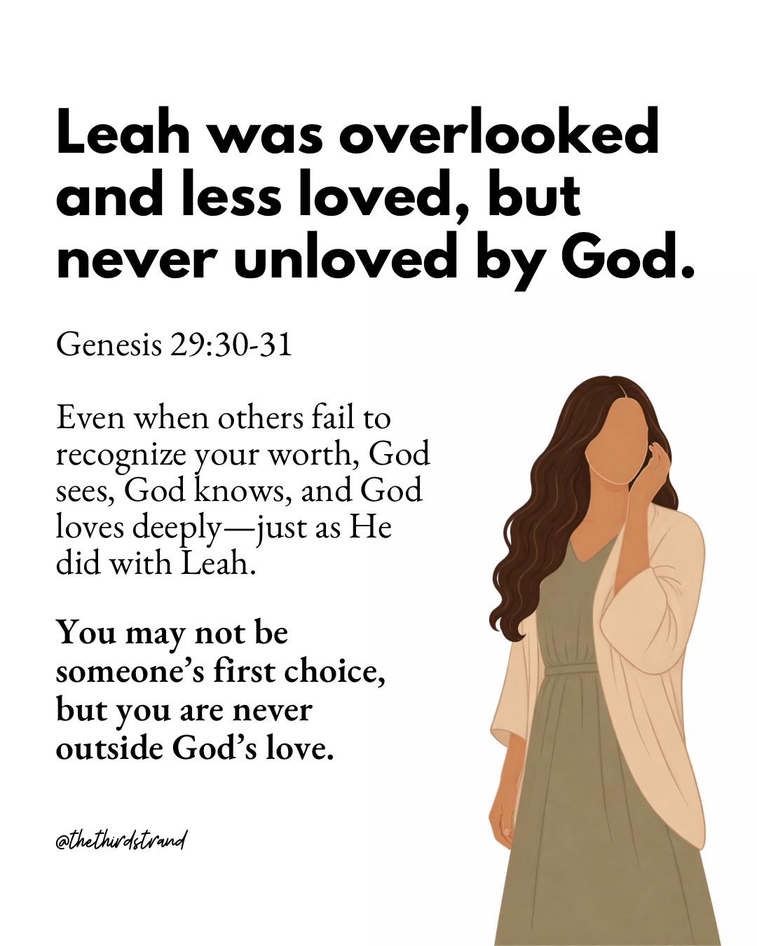 The Third - Leah was not the preferred one. Not the chosen one. Not the ...
