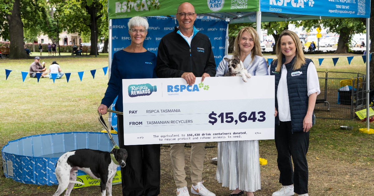 Recycle - 🎉 We're celebrating RSPCA Tasmania's fundraising success! 🐾 ...