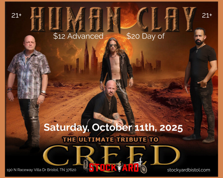 🔥 Get ready, Bristol! 🔥 Human Clay –... - Stockyard Bristol | Facebook