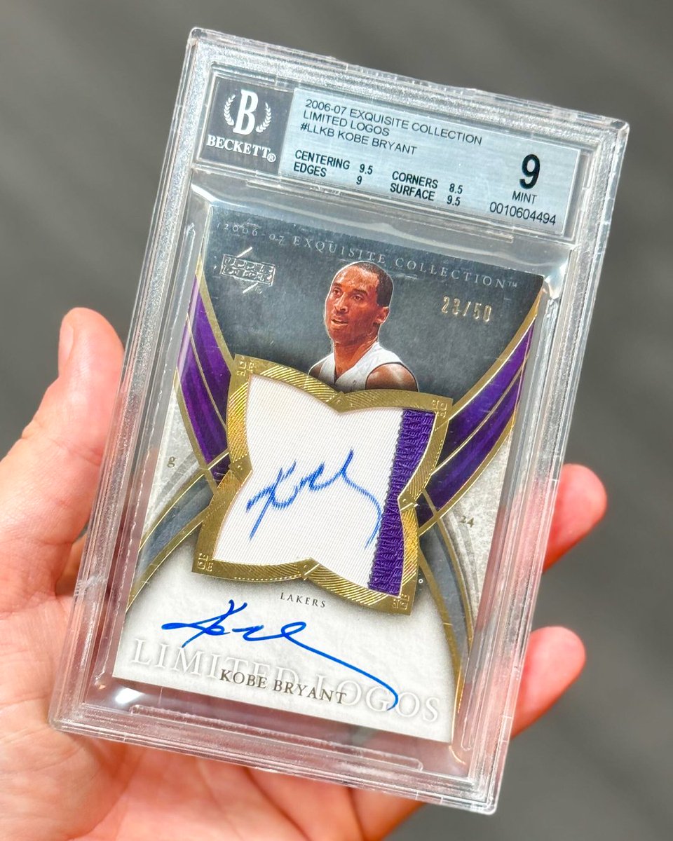 A rare Kobe card with TWO autographs just surfaced in our auction 👀