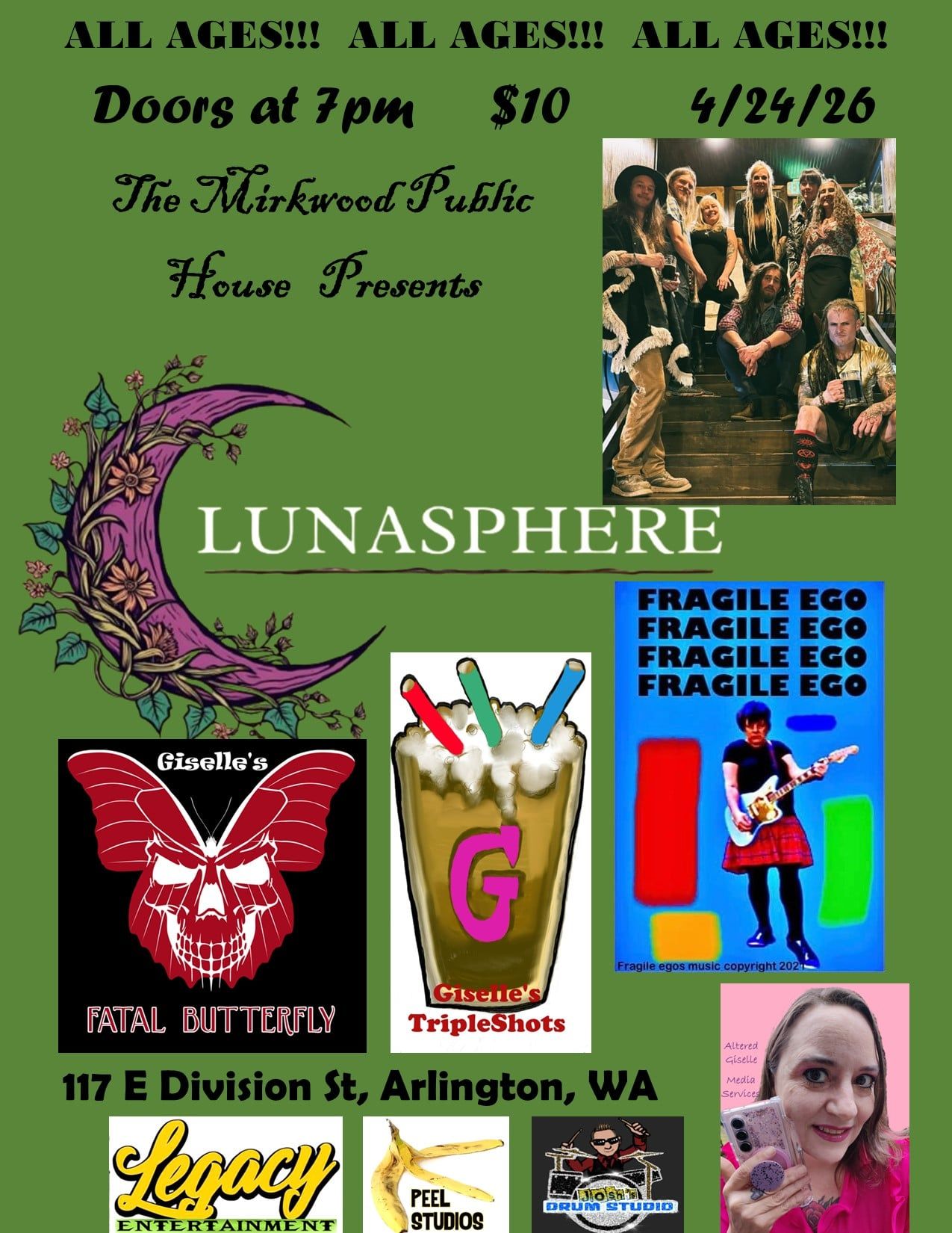 Giselle's - We are very excited to announce our first show! | Facebook