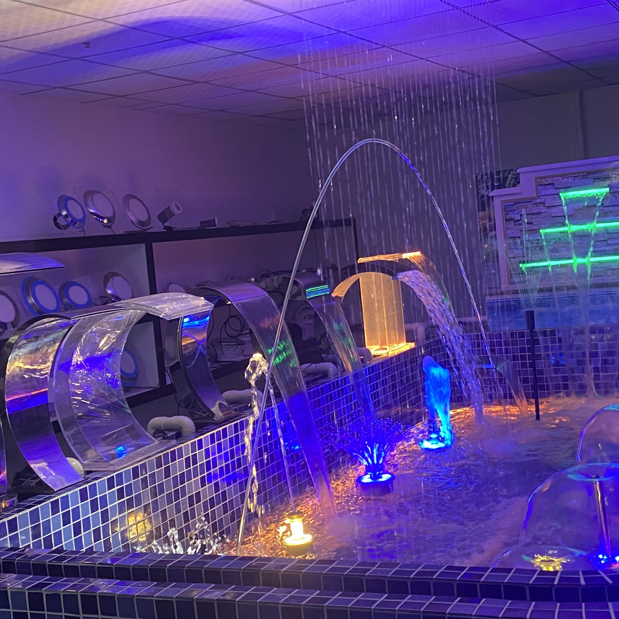 New type fountain light with pump 🤩🤩🤩#lights #poollight #pool #IP68 # ...
