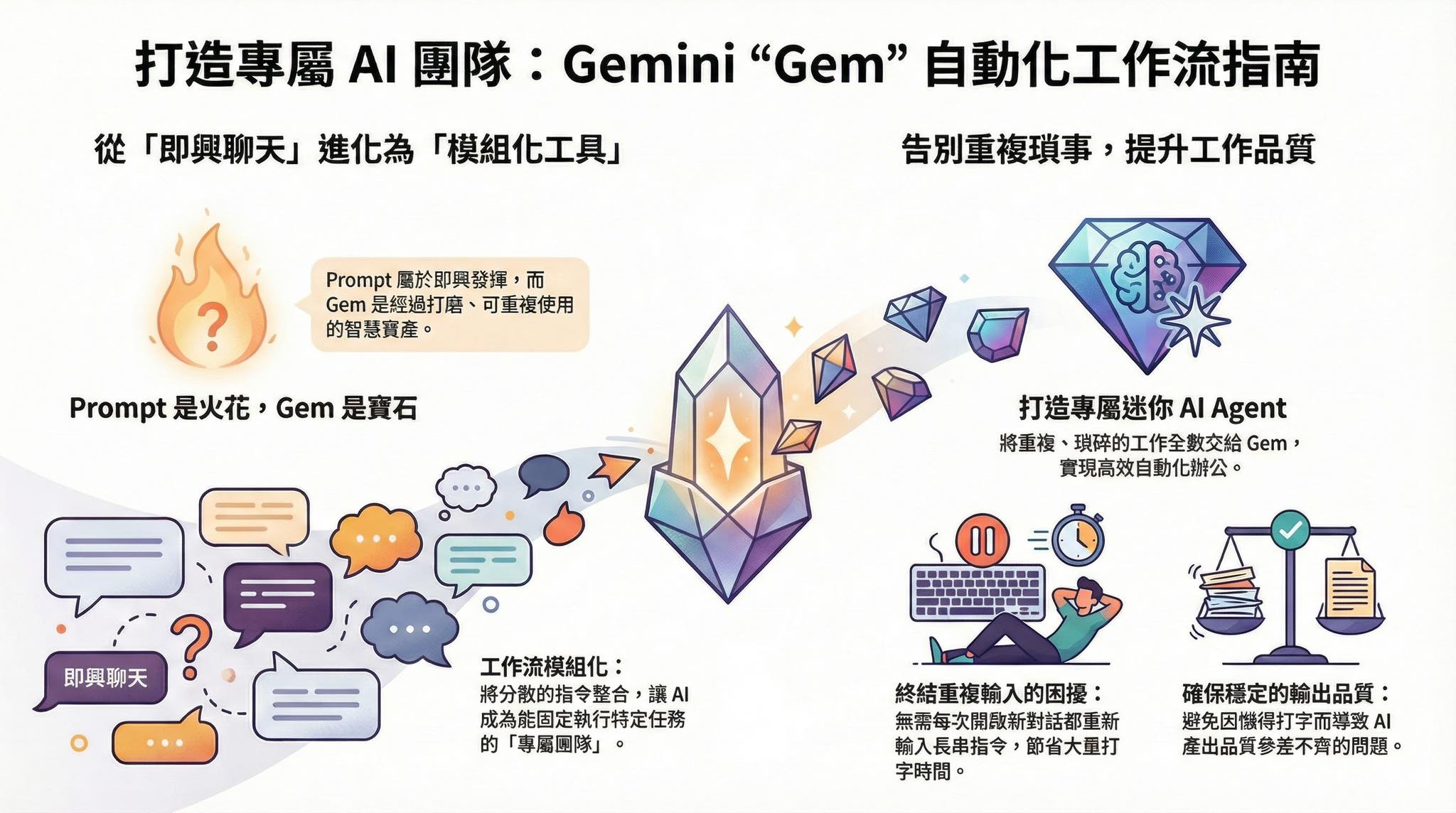 跟著 - 還在每次重新下 Prompt？打造你的專屬「迷你 AI Agent」，讓工作自動化！💎 身為一個每天都在用 AI 的人，最困擾的就是 ...