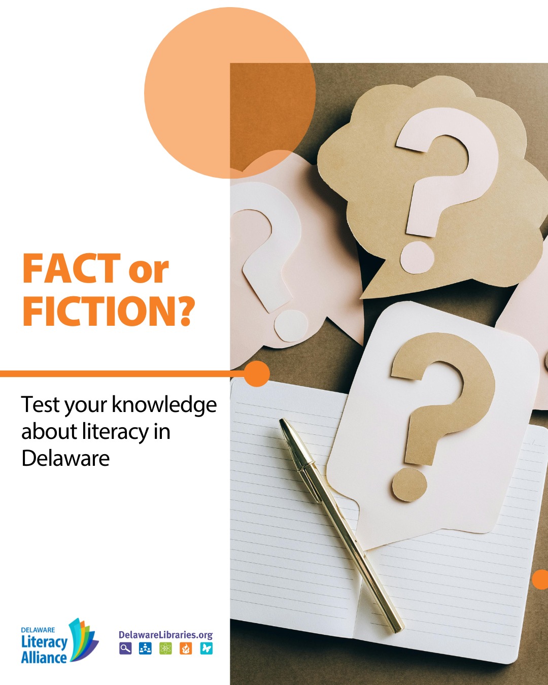Let’s play FACT or FICTION! 🤔... - Delaware Literacy Alliance | Facebook