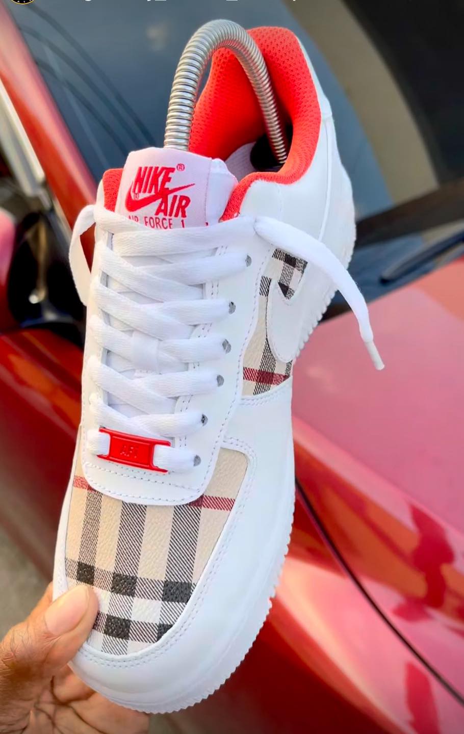Nike Air Force 1 “Burberry”🤍❤️🔥