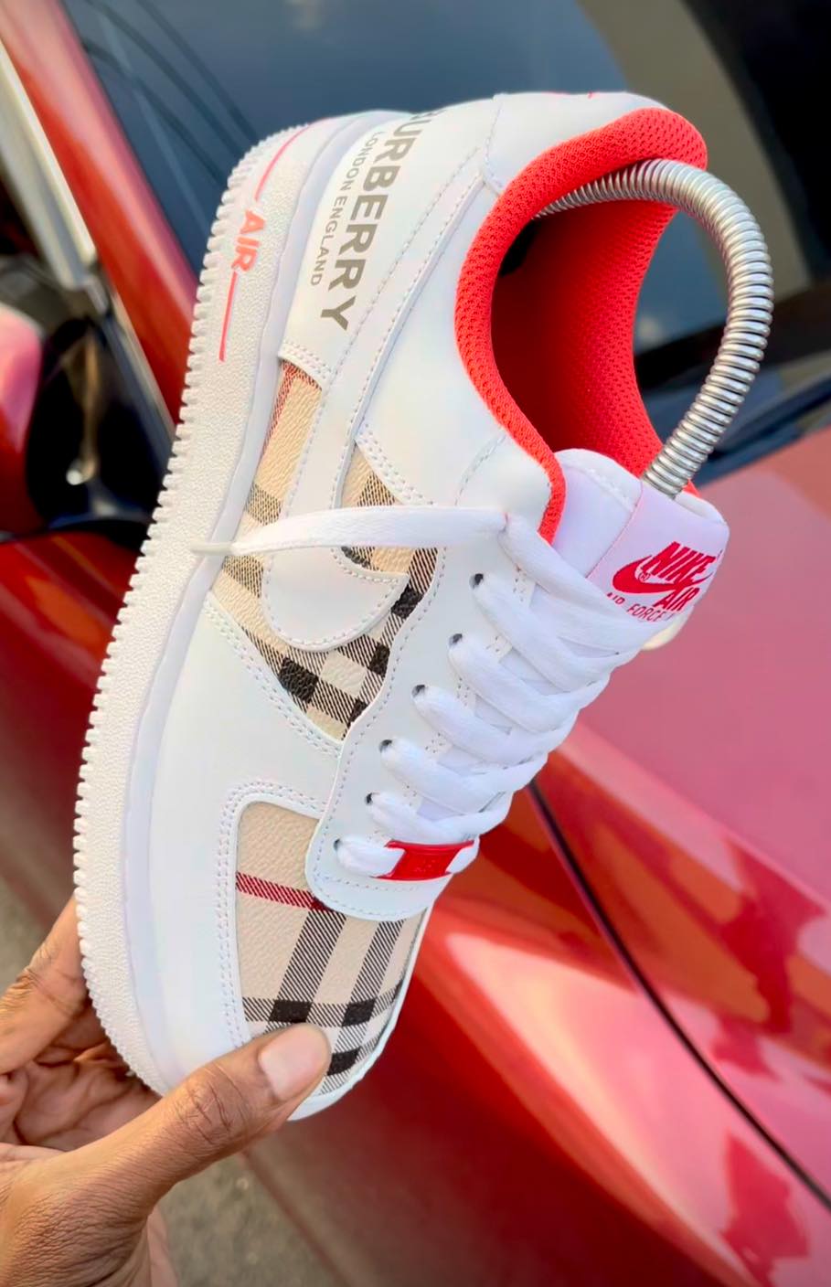 Nike Air Force 1 “Burberry”🤍❤️🔥