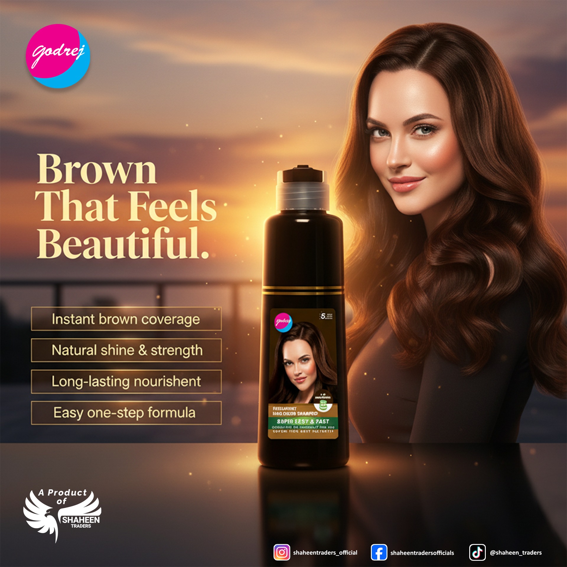 Shaheen - Hello to rich, long-lasting hair color Shampoo, all in just ...