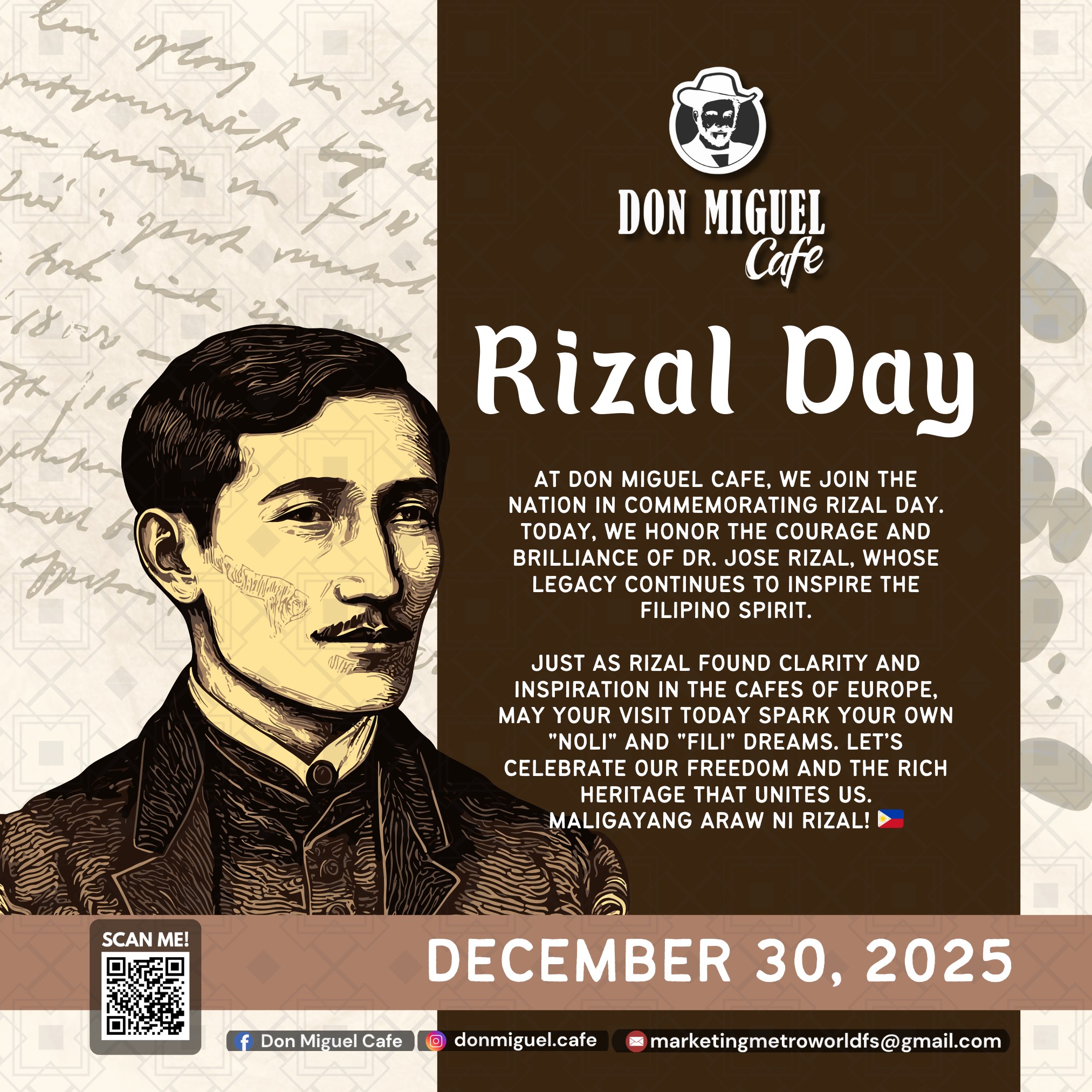 Don - Today, we honor the courage and brilliance of Dr. Jose Rizal. 🇵🇭 ...