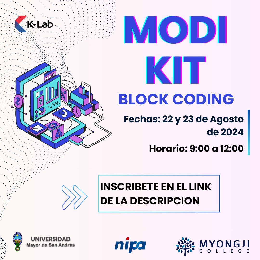 K-Lab Bolivia - 💻 ¡Inscripciones Abiertas para Modi Kit...