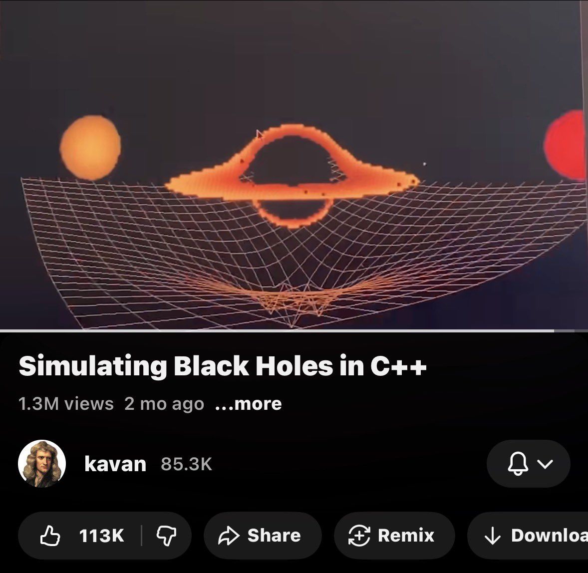 AiUpdates06 - Simulating Black Holes in C++ | Facebook