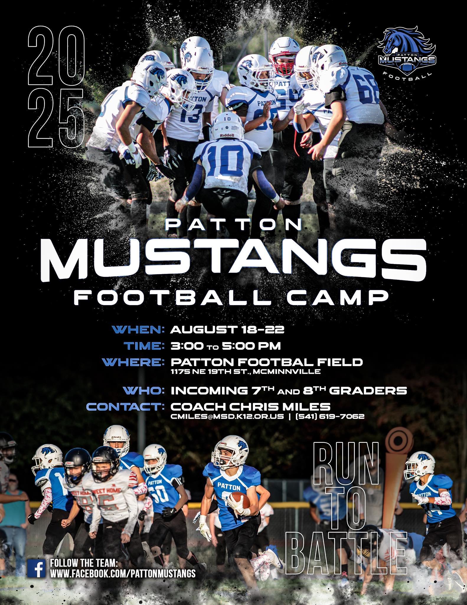 Patton Mustangs Football | McMinnville OR