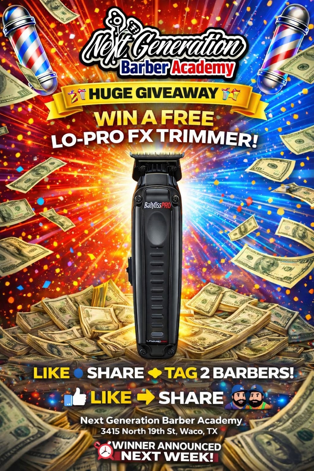 🔥 ️ HUGE GIVEAWAY ALERT... - Next Generation Barber Academy | Facebook