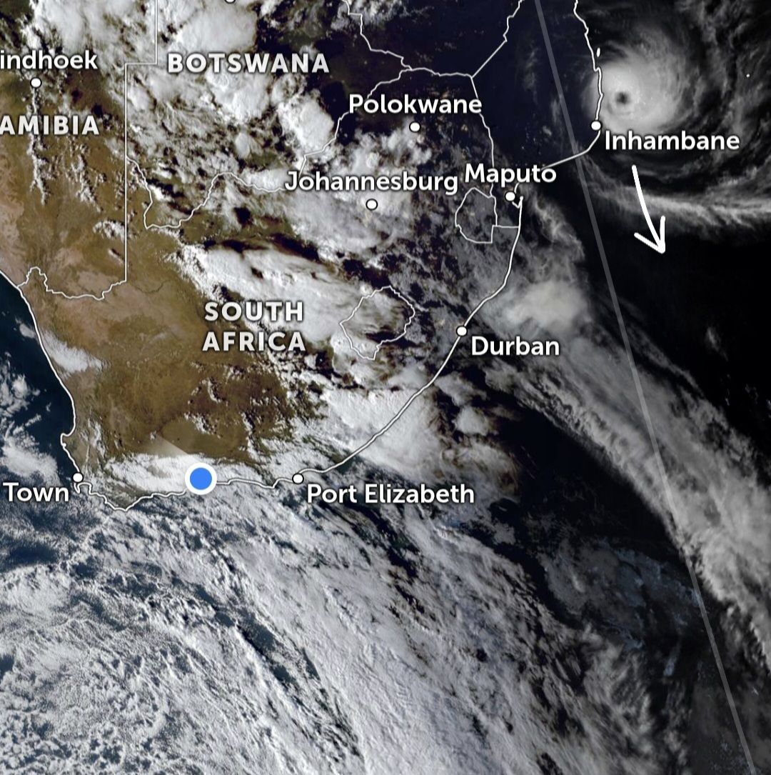 Swaicsa - Evening satellite (18:30, 13 Feb 2026) 🛰️🌍 showing the weak ...