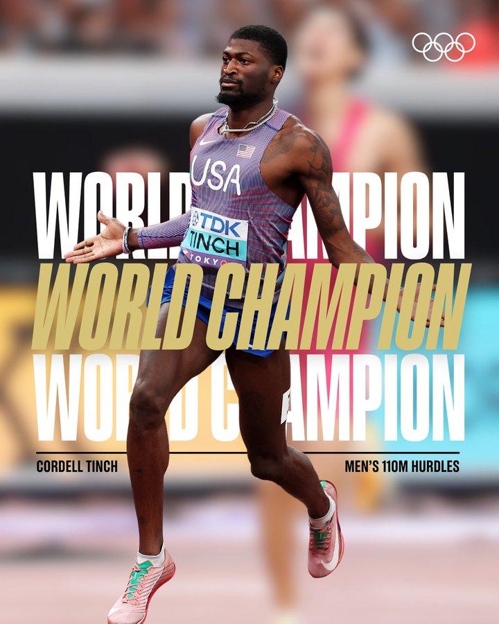 📣 CORDELL TINCH IS A WORLD CHAMPION 📣 Cordell Tinch has won his