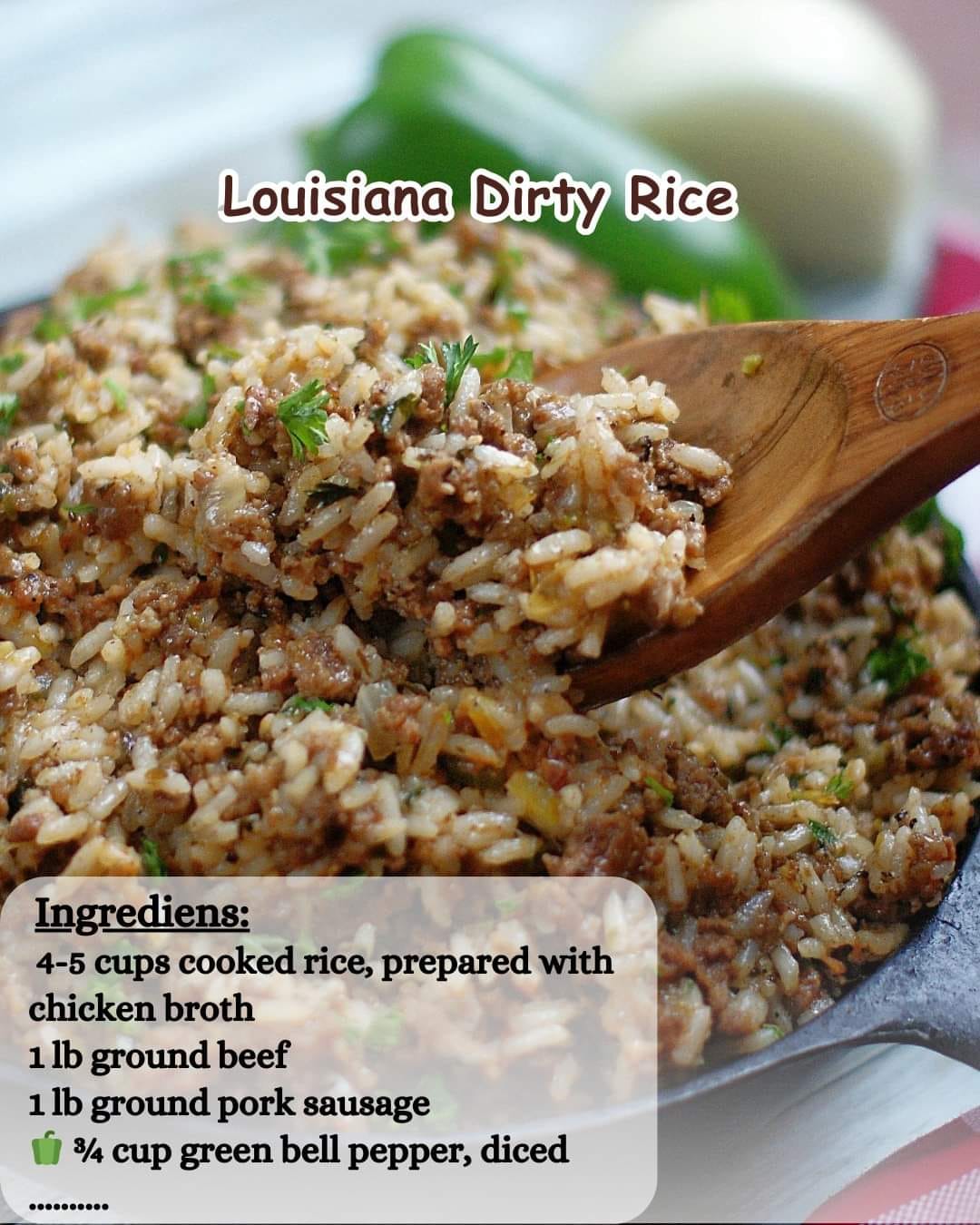 🍚 Louisiana Dirty Rice 🌶️ 📋... - Ashley's Recipes | Facebook