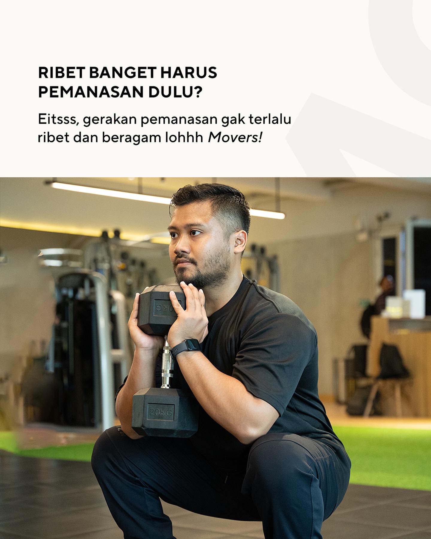 Sebelum mulai workout pastinya... - Move Powered by Tweak