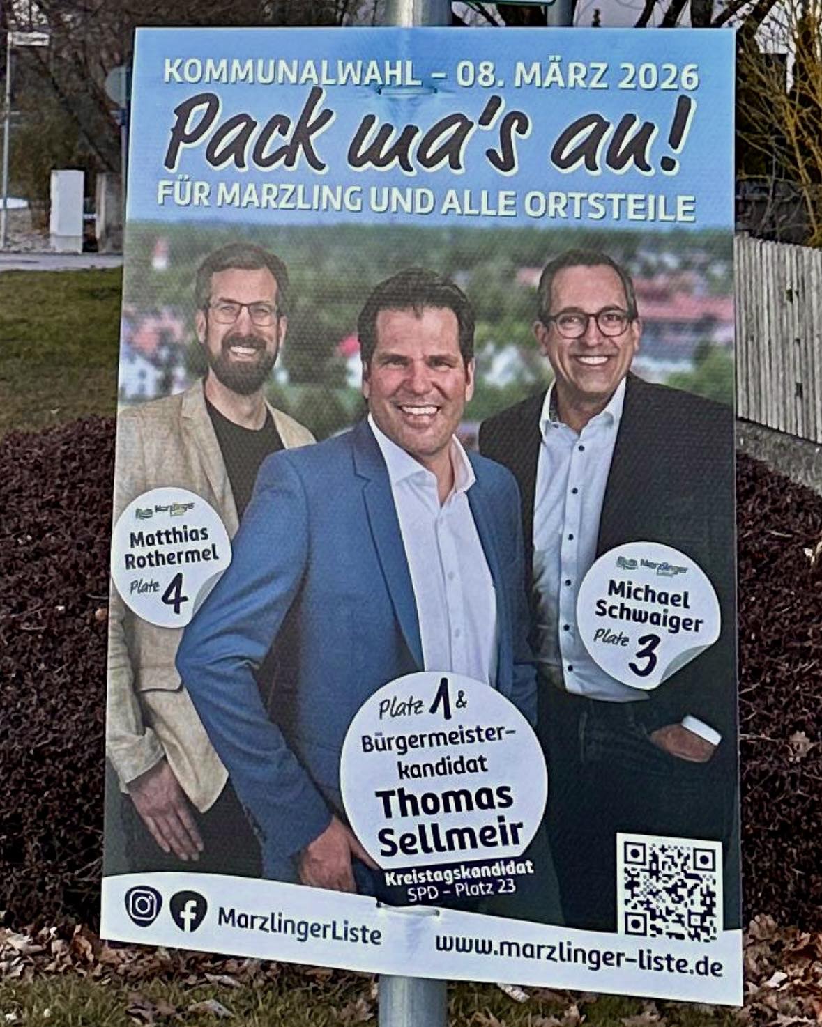 Seit heute hängen unsere ersten... - Marzlinger Liste | Facebook