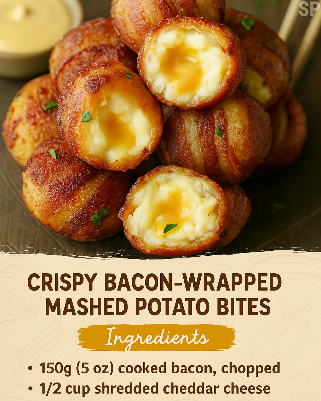 Mouthwatering - Crispy Bacon-Wrapped Mashed Potato Bites 🥔🥓🔥 ...