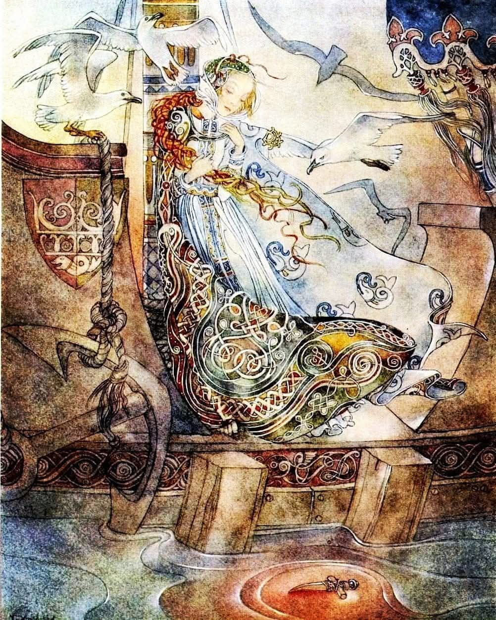 Sulamith Wulfing's illustrations for The Little Mermaid