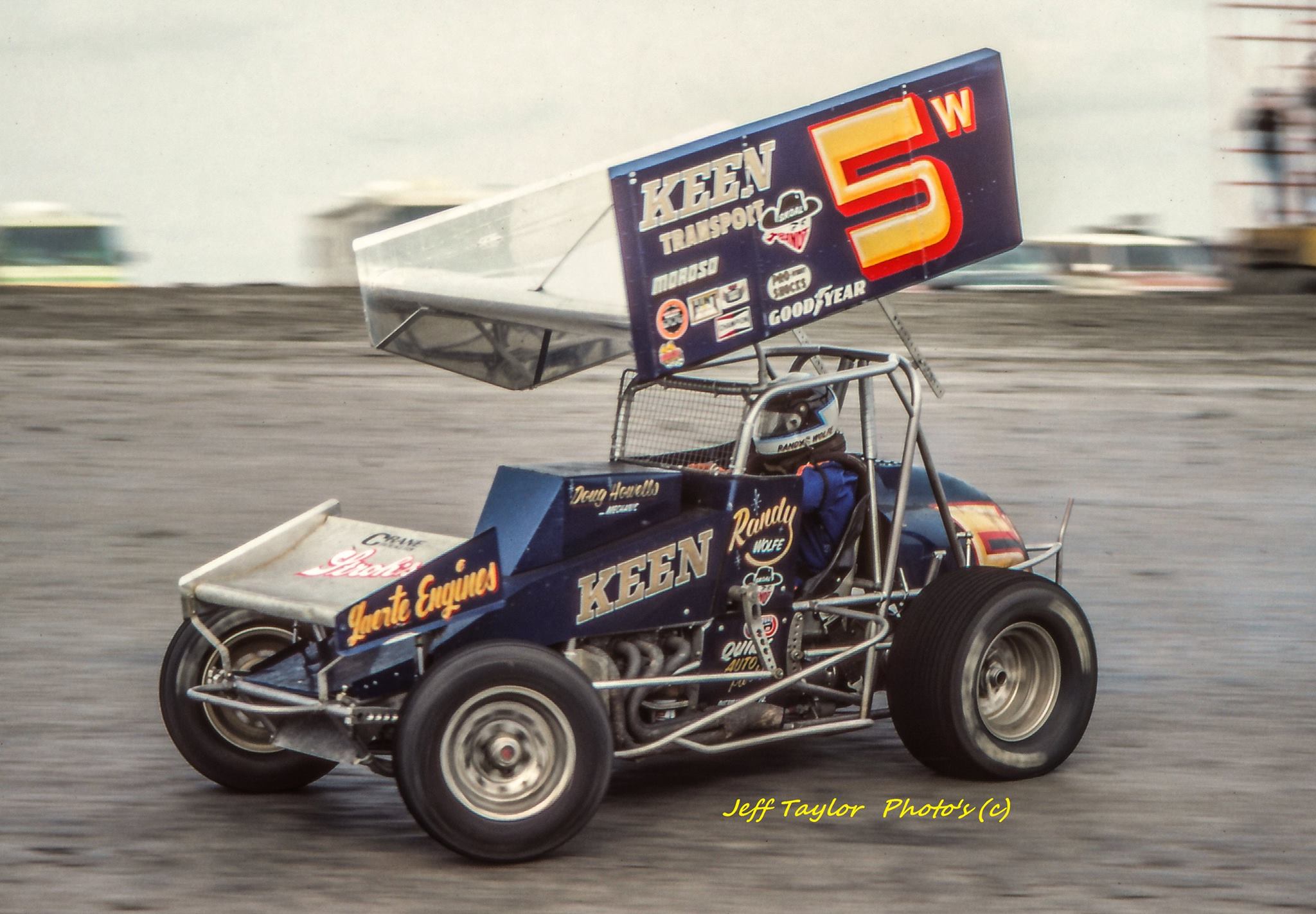 Sprint - 1984 - Devils Bowl Speedway - World of Outlaws - Randy Wolfe ...