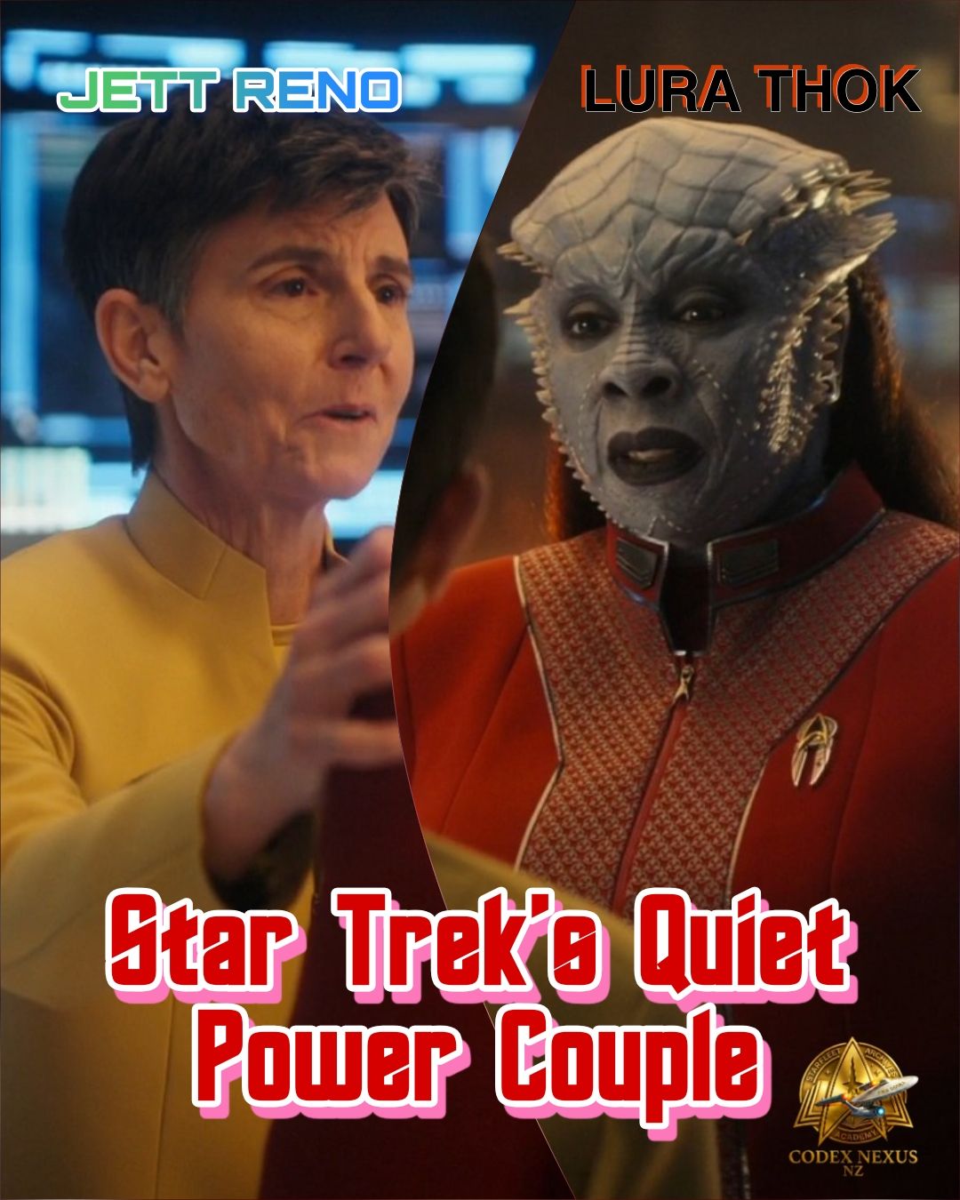 Codex - JETT RENO & LURA THOK — STAR TREK’S QUIET POWER COUPLE ...