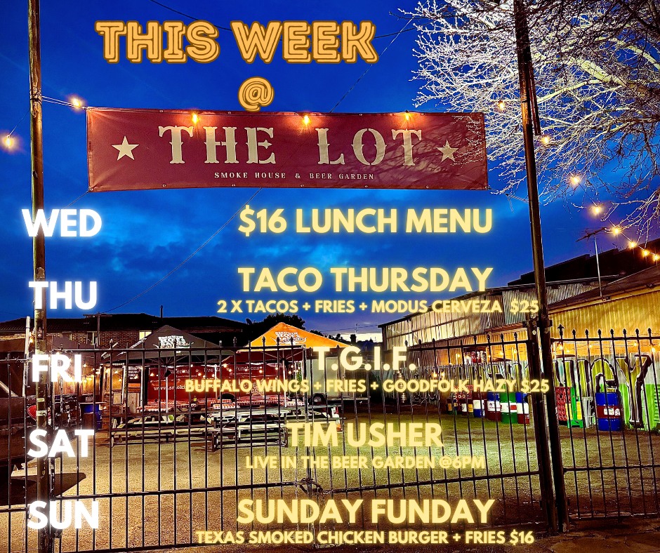 The Lot - 🔥 THIS WEEK AT THE LOT 🔥 We’ve lined up a full week of good ...