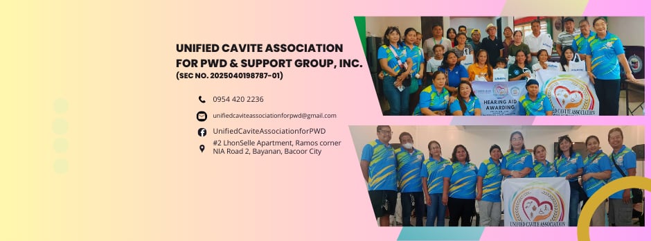 Unified Cavite Association for PWD & Support Group | Facebook