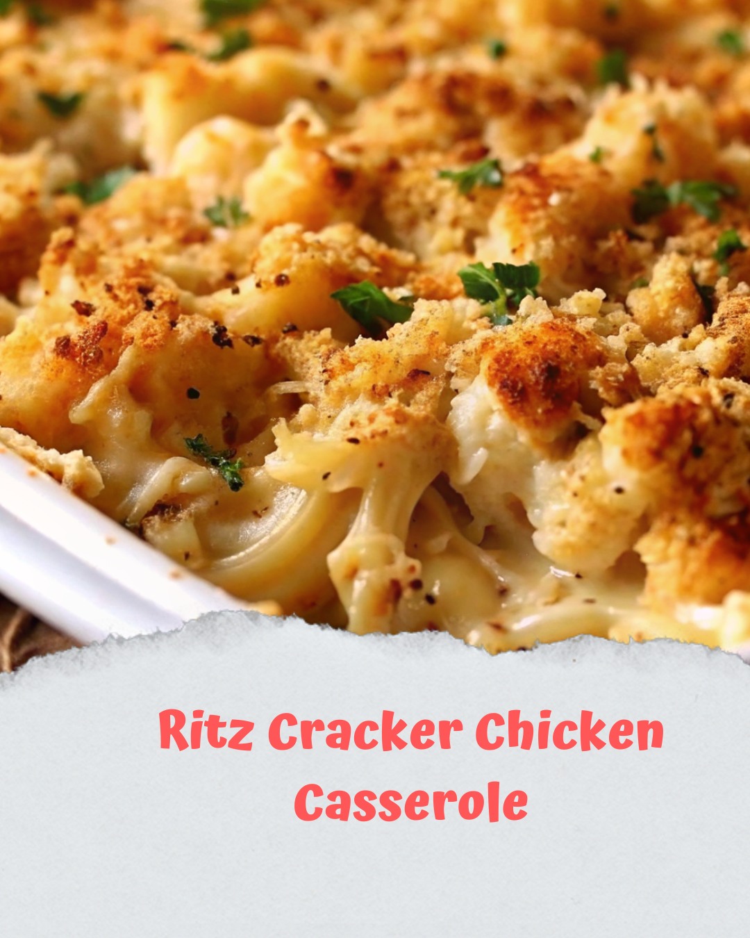 Kenzie - Ritz Cracker Chicken Casserole Ingredients: 4 boneless ...