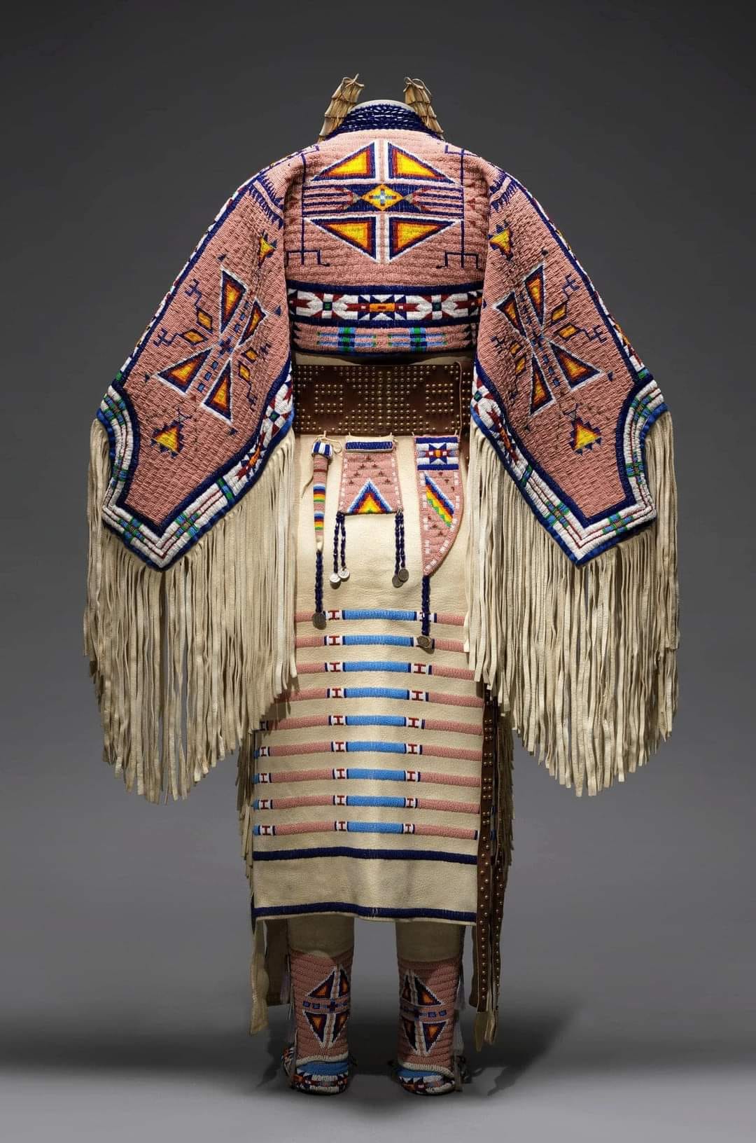 indian beaded dresses Native American Plains woman's dress Dusty Blue and Sage Web Collection: Ultimate Bodycon The bold red Size:A75