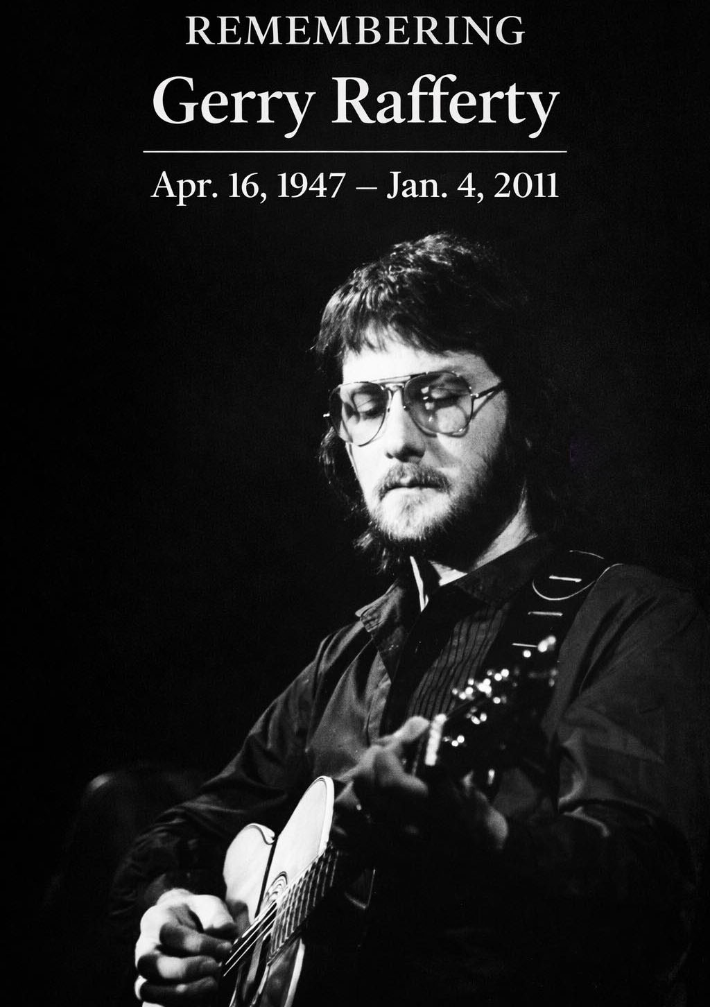 Back - REMEMBERING GERRY RAFFERTY (April 16, 1947 — January 4, 2011 ...